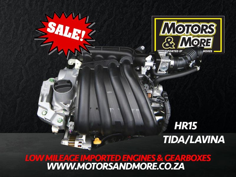Nissan Tida HR15 1.5 Engine For Sale No Trade in Needed