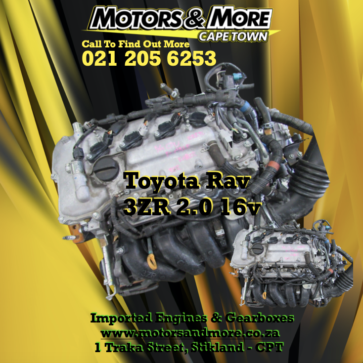 Toyota Rav 3ZR 2.0i 16v Engine For Sale