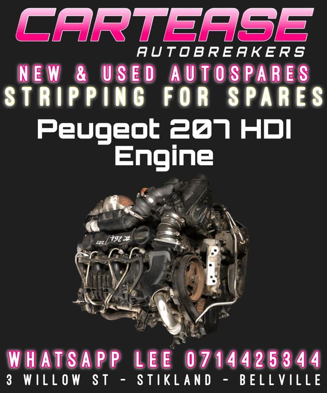 PEUGEOT 207 HDI COMPLETE ENGINE