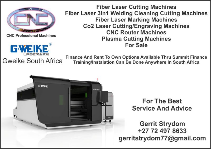 Fiber Laser Cutting Plasma Cutting CNC Router Co2 Laser Fiber Welding Machines for Sale