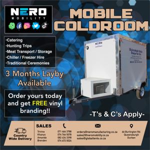 Mobile Coldrooms/ Mobile Toilets/ Mobile Kitchen/ Tents/ Chairs/ Tables/ Jumping Castles