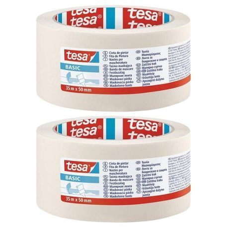 Tesa - Masking Tape 50mm x 35m - Pack of 2