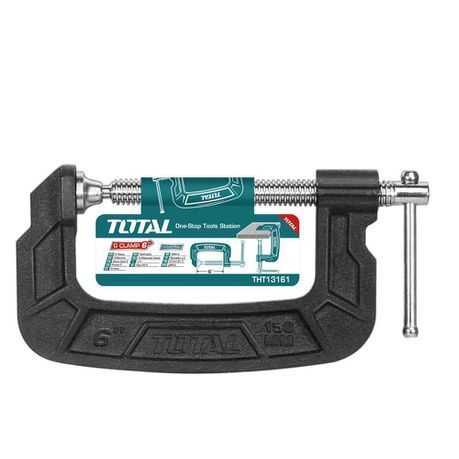 Total Tools 6” Industrial G clamp