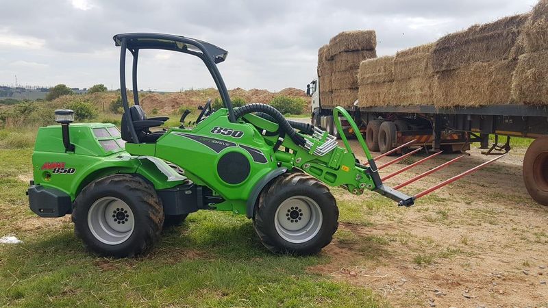 Avant 850 Articulated Trenching Tractor Loader powered by Kubota V2403 36 kW 49 hp diesel engine