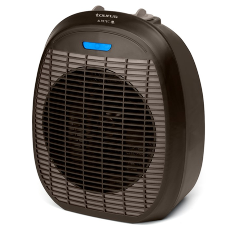 Taurus Heater Floor Fan Black 2 Heat Settings 2400W &#34;Tropicano 3.5&#34;
