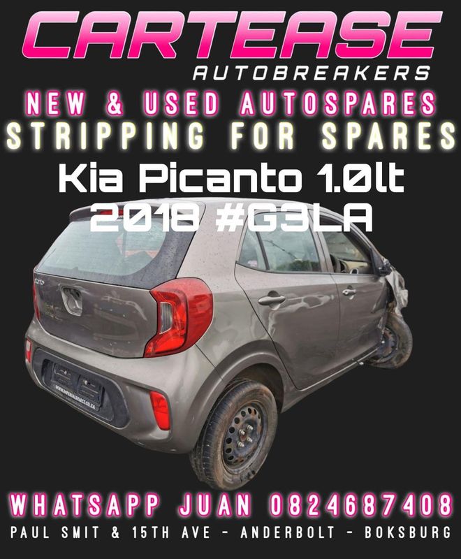 KIA PICANTO 1.0LT 2018 #G3LA STRIPPING FOR SPARES