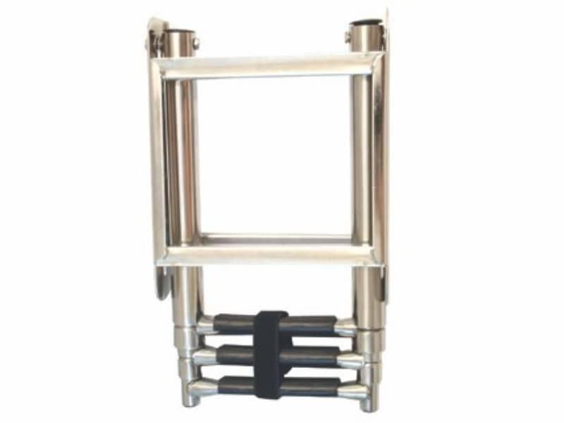 INOX STAINLESS STEEL TELESCOPIC LADDER 870mm