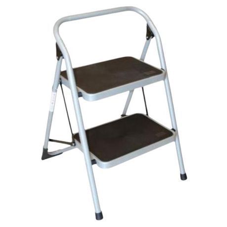 Source Direct - Ladder / 2 Step Folding Ladder (Heavy Duty) - White