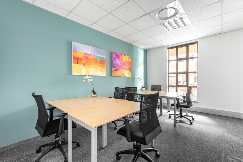 Find office space in Regus Bryanston for 5 persons with everything taken care of