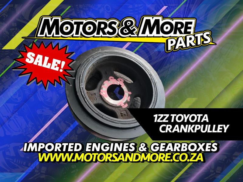 Toyota 1ZZ - Crank Pulley - Parts! Limited Stock!