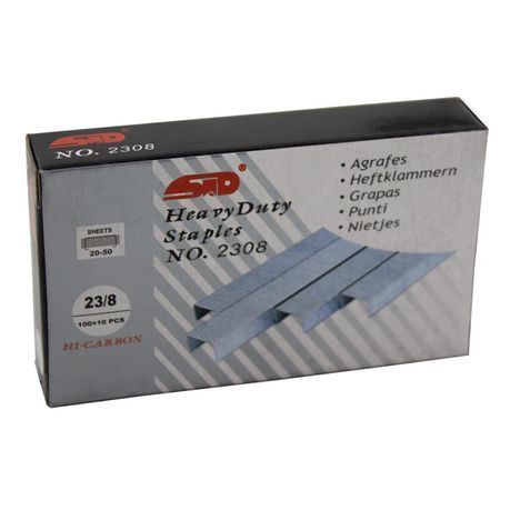 STD - Staples 23/8 , 20 to 50 Sheets (1000 per box )