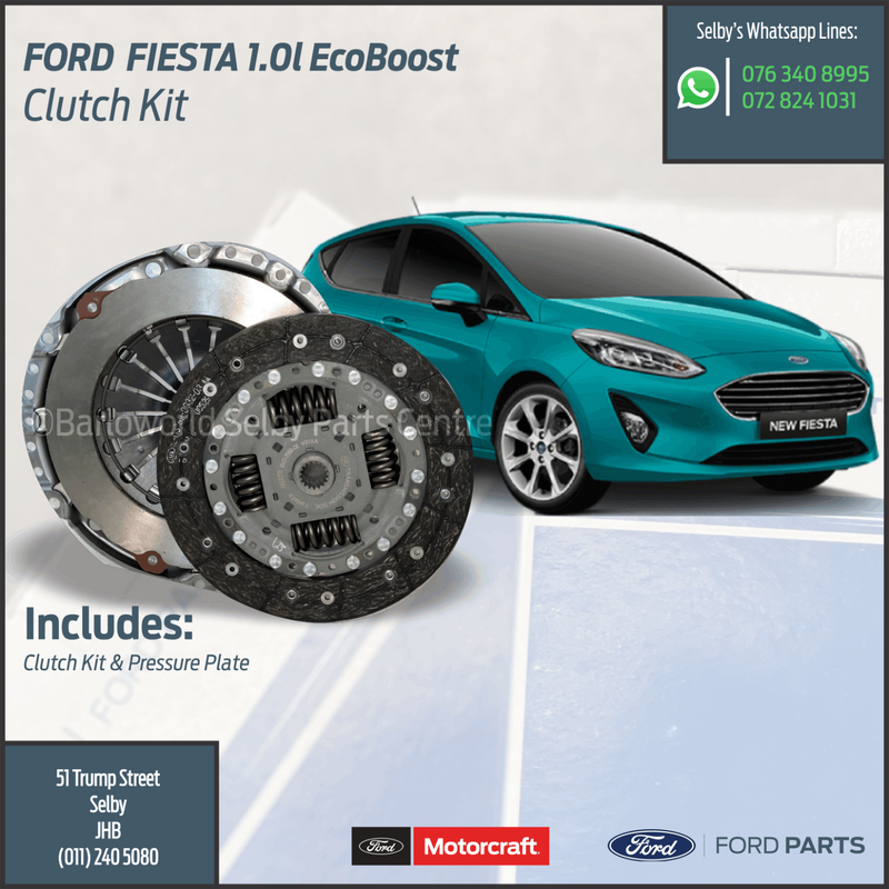 New Genuine Ford Fiesta 1.0l EcoBoost Clutch Kit