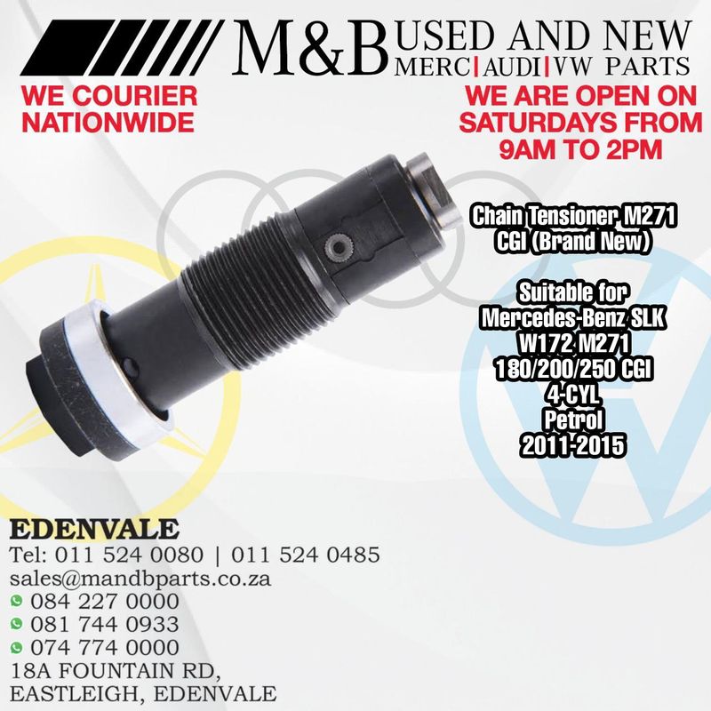 Chain Tensioner M271 CGI (Brand New)  Suitable for Mercedes-Benz SLK W172