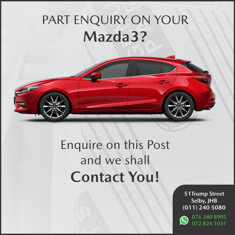 Part Enquiry on your Mazda3?