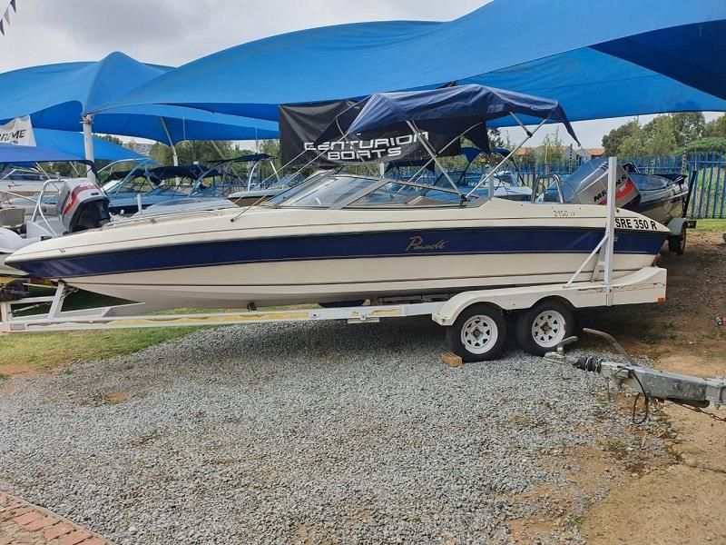 PANACHE 2150LX WITH 225HP MARINER OUTBOARD MOTOR.