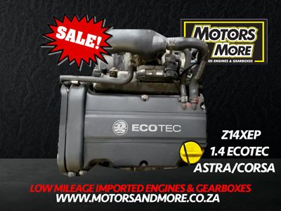 Opel Astra Z14XEP 1.4 Engine For Sale No Trade in Needed