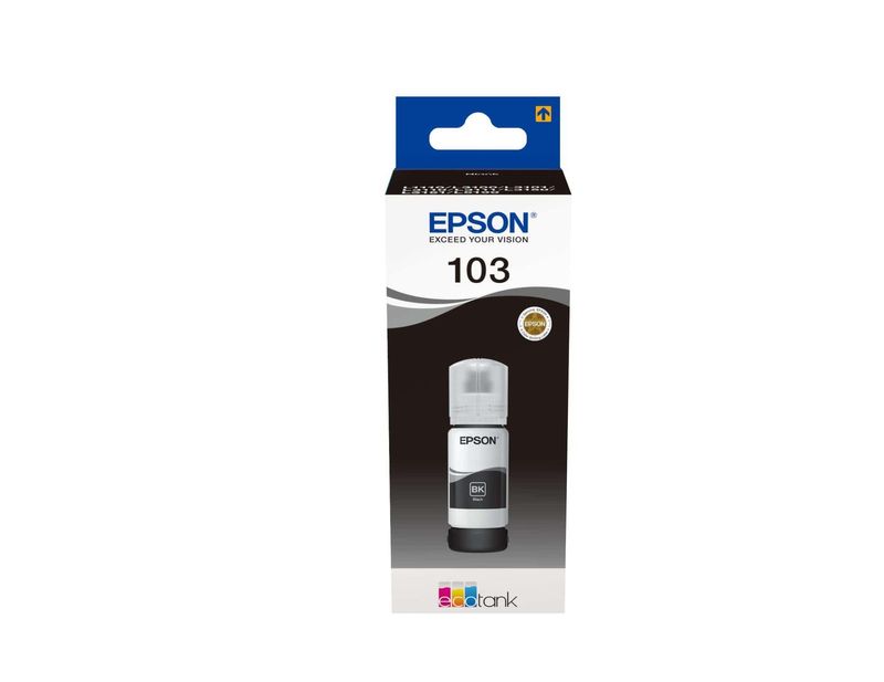 Epson 103 Ecotank Black Ink Bottle Original C13T00S14A Single-pack - Brand New