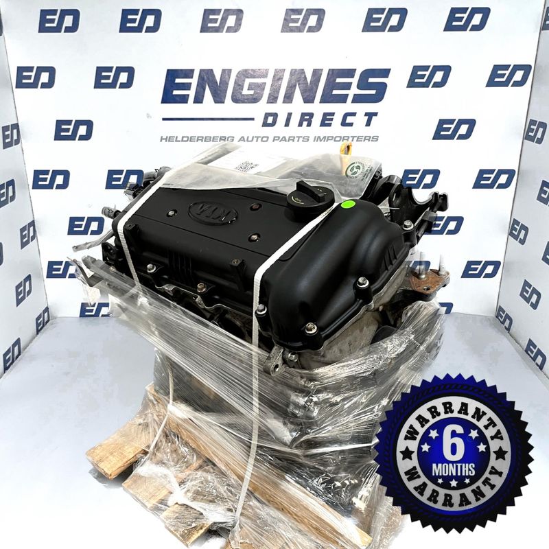 Hyundai G4FA 1.4L VVTi  i20 i30 Rio Engine  available at Engines Direct Helderberg