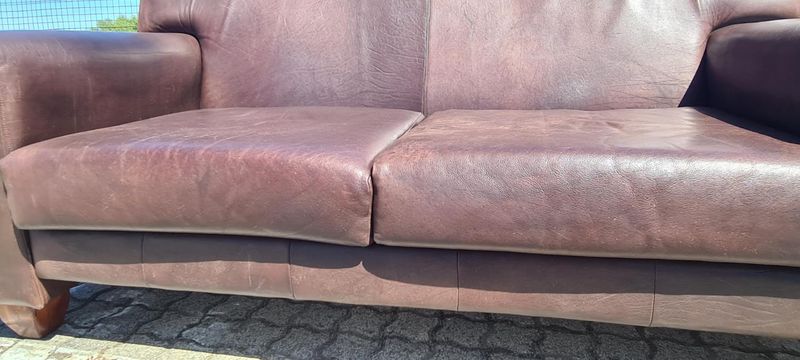 Kudu Leather Couch 2 Seater Almost New Condition | Contact 0818407199