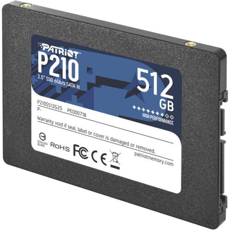 Patriot P210 2.5-inch 512GB Serial ATA III Internal SSD P210S512G25 - Brand New