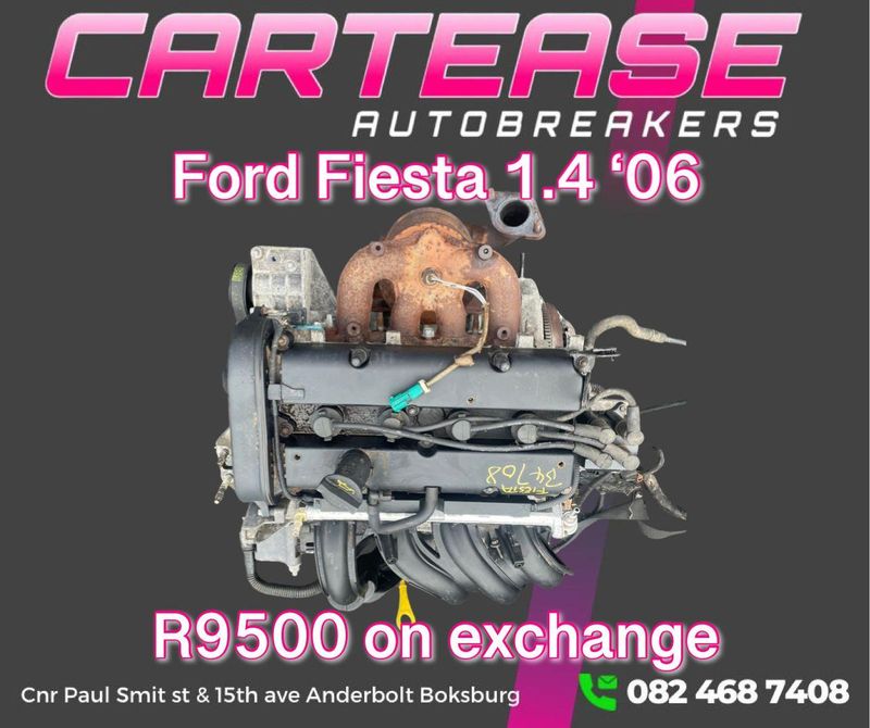 FORD FIESTA 1.4 2006 COMPLETE ENGINE