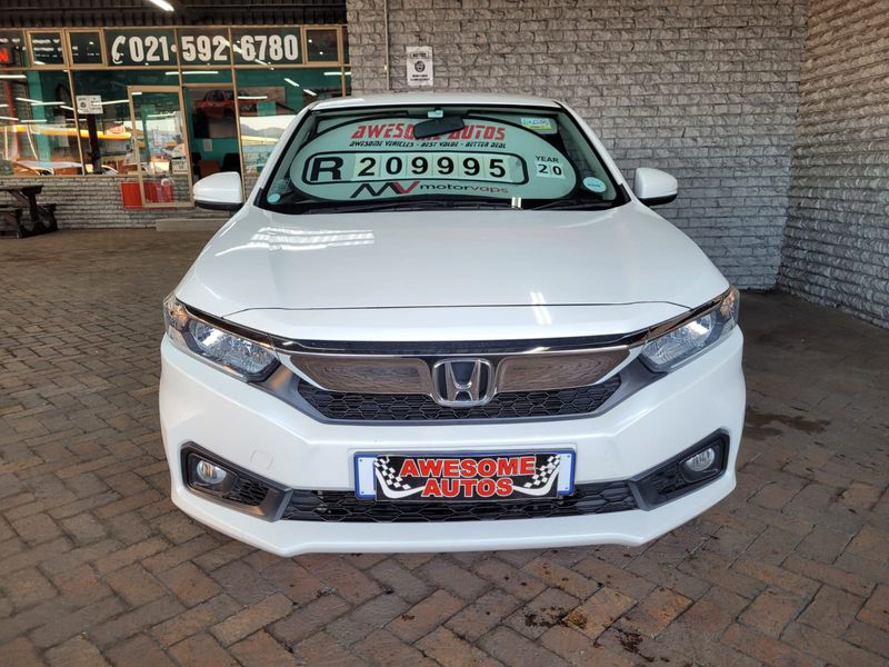 2020 HONDA AMAZE1.2 COMFORT CALL NOW  MALIKA&#64; 062 551 8924