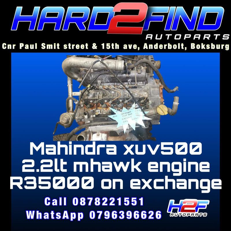 MAHINDRA XUV500 2.2LT MHAWK COMPLETE ENGINE