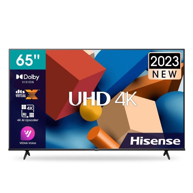 Hisense 65A6K 65-inch 4K UHD Smart LED TV - Brand New