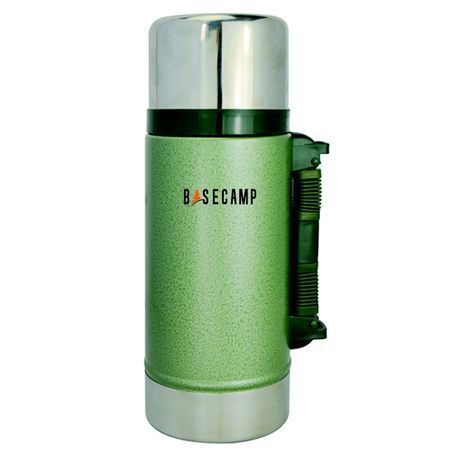 Basecamp - Wide Mouth Vacuum Flask - Camping &amp;  Outdoors - Steel - 750ml