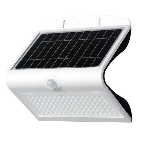 Flash - Solar - LED Wall Light - 3W - Butterfly Style - White