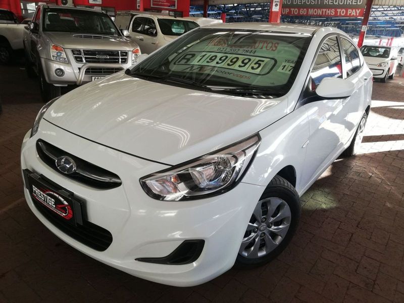 2017 Hyundai Accent 1.6 GL with ONLY 79856kms at PRESTIGE AUTOS 021 592 7844
