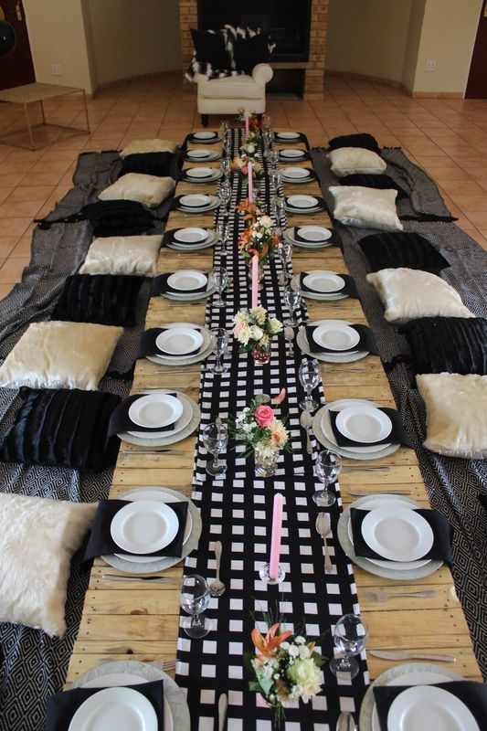 Equipment hire in Randburg, Northriding, Centurion for your weddings, baby showers, bridal showers