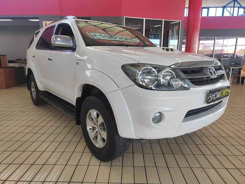 2007 Toyota Fortuner 3.0 D-4D R/Body WITH 269206 KMS, CALL SALIE 071 807 2297
