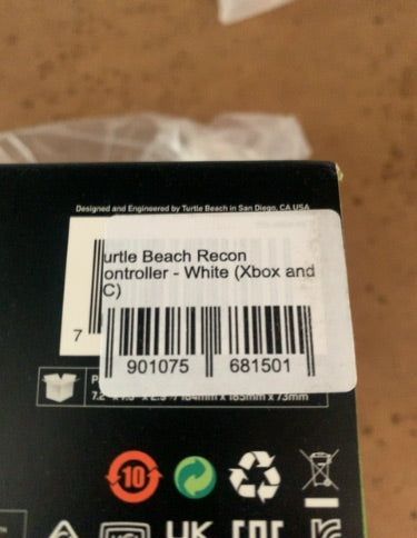 Recoverable Turtle Beach Recon Xbox Controller - White WORKING COMPLETELY
