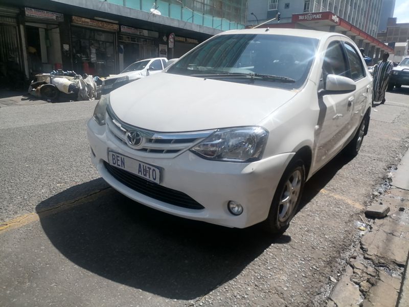 2013 Toyota Etios 1.5 Xs Sedan, White with 78000km available now!