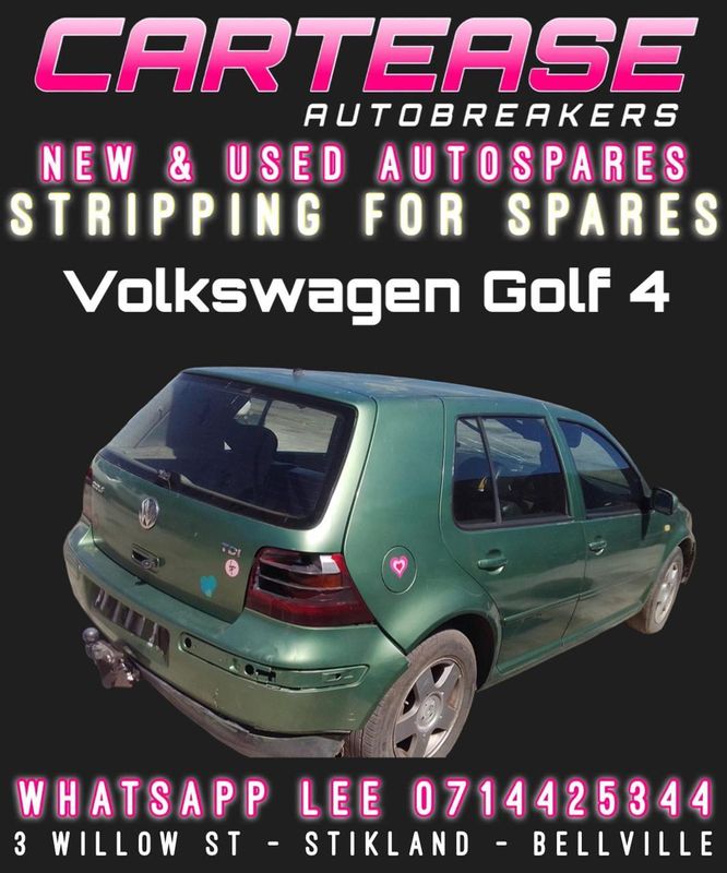 VOLKSWAGEN GOLF 4 STRIPPING FOR SPARES