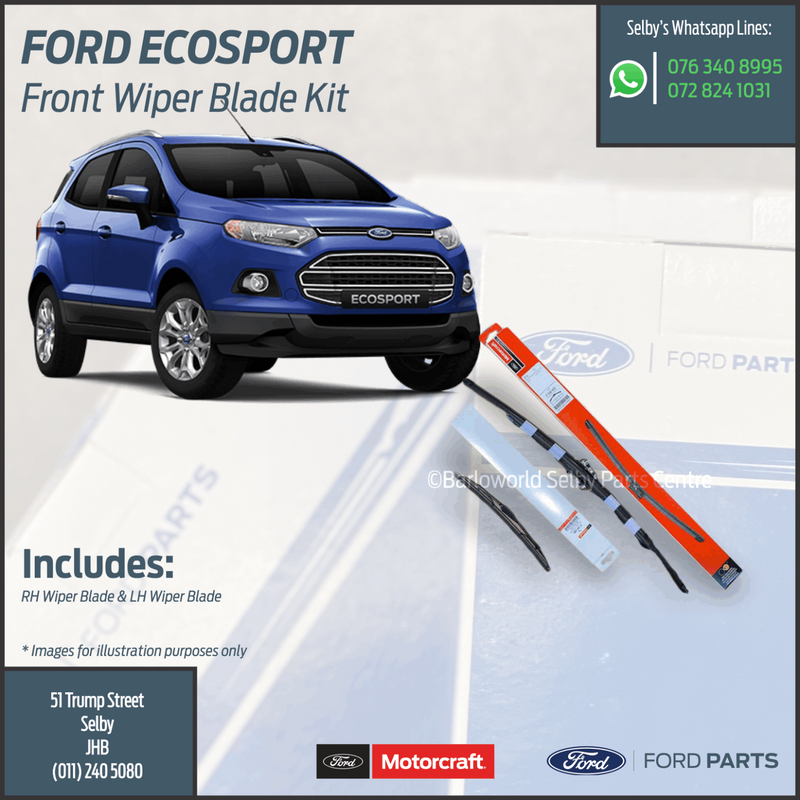 New Genuine Ford Ecosport Wiper Blade Kit