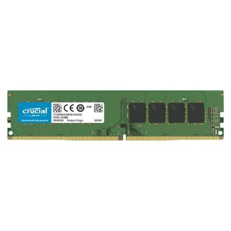 Crucial 32GB DDR4 3200MHz UDIMM Dual Ranked Desktop Memory - Green