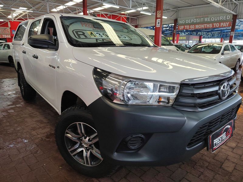 2017 Toyota Hilux 2.4 GD-6 D/Cab 4x4 WITH 160502 KMS,CALL JOOMA 071 584 3388