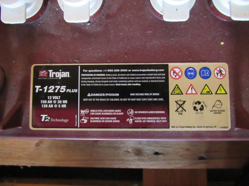 Golf cart batteries x 4