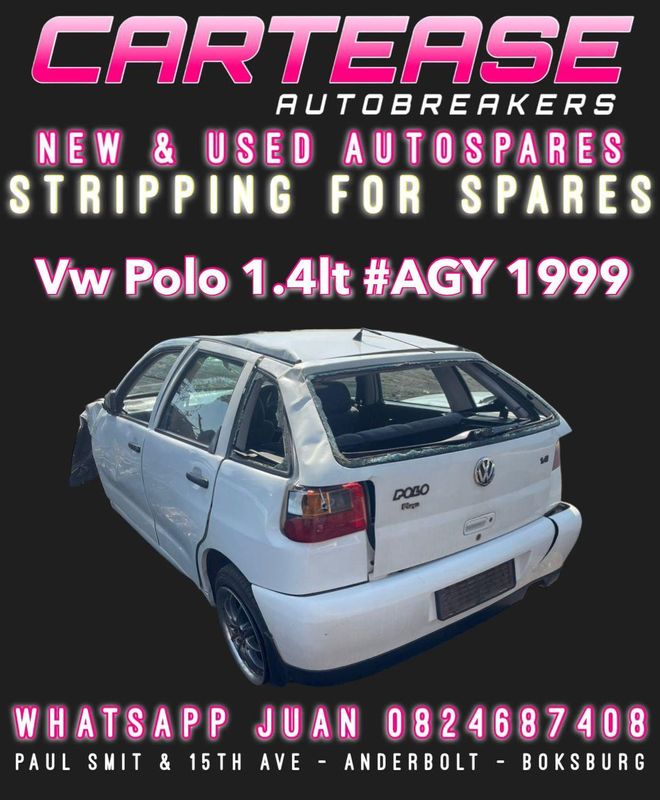 VW POLO 1.4LT #AGY 1999 BREAKING FOR PARTS