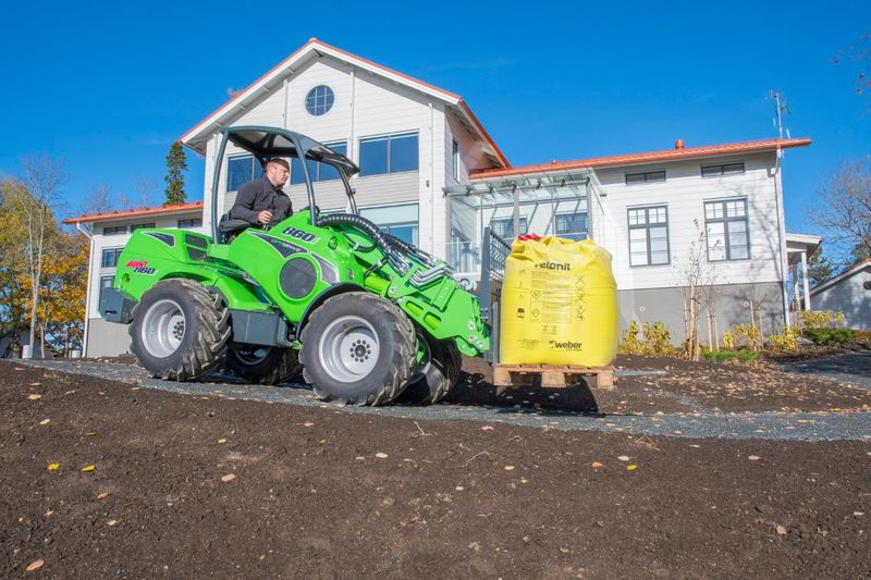 Avant 850 Articulated Trenching Tractor Loader powered by Kubota V2403 36 kW 49 hp diesel engine