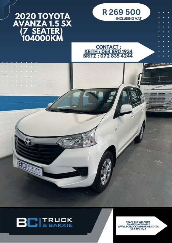 2020 Toyota Avanza 1.5 SX