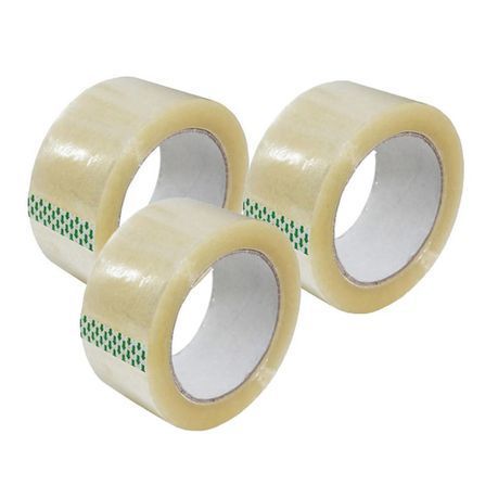 Packaging Tape Clear 48mm x 100m Transparent (Pack of 3)