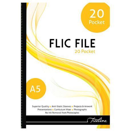 Treeline - A5 20 Pocket Flic File Display File