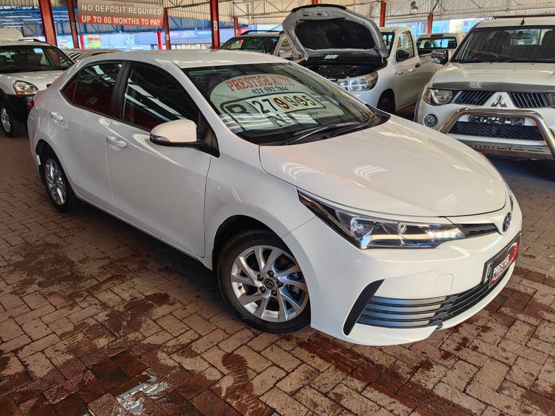 2020 Toyota Corolla Quest MY20.1 1.8 WITH 45069 KMS,CALL THAUFIER 061 768 0631