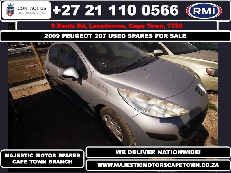 Peugeot 207 2009 stripping for used spares used parts
