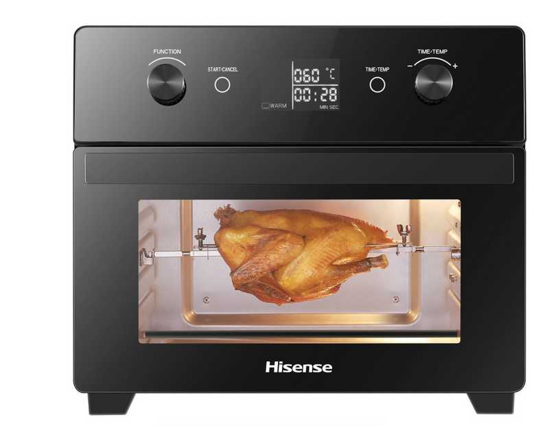 Nearly New Hisense 20L Multifunction Airfryer Toaster Oven - Black