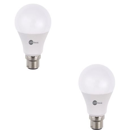 Flash - A60 - LED Lamp/Bulb - B22 - Pack of 2