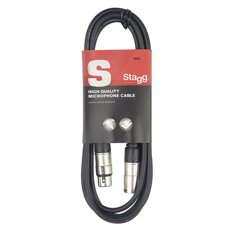 Stagg SMC10 Microphone cable, XLR/XLR (m/f), 10 m (33&#39;)